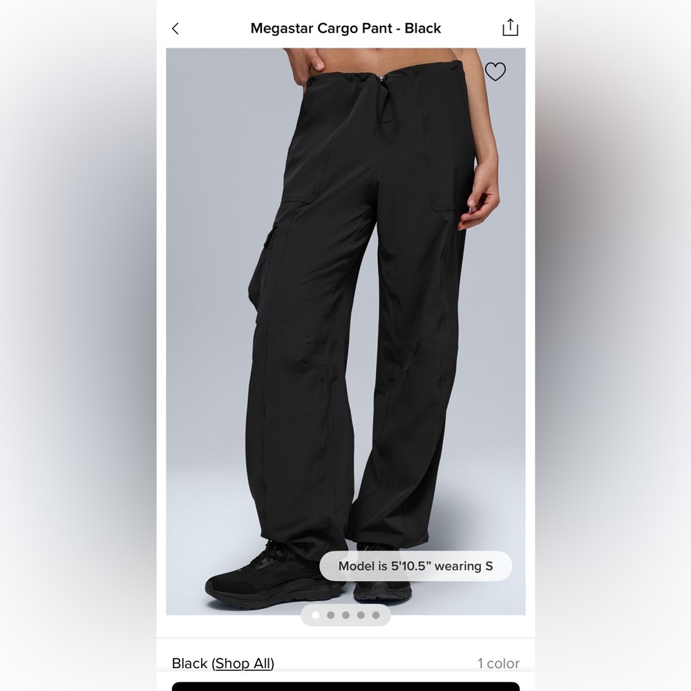 ALO Yoga Black Wide Leg Pants